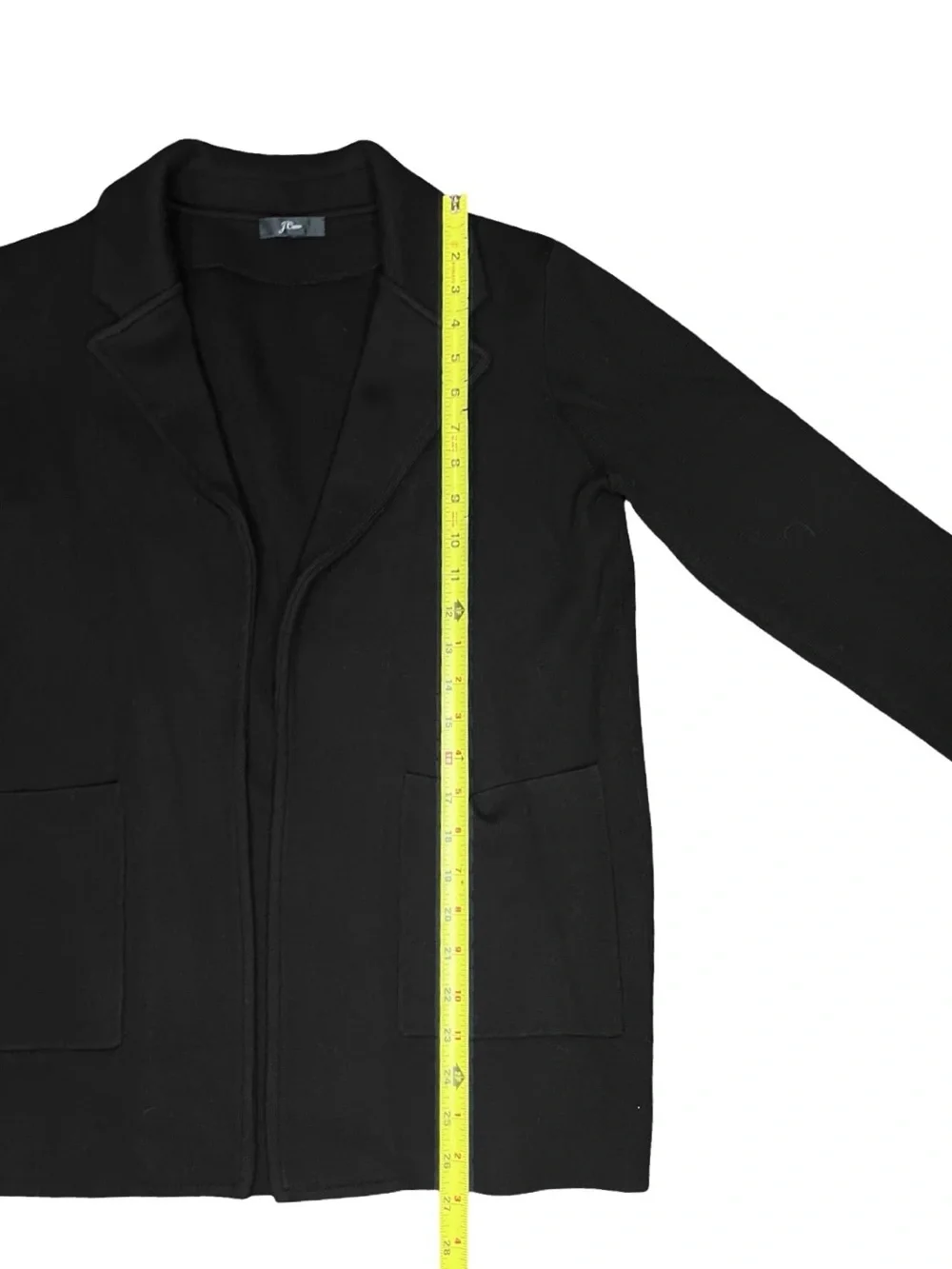 J.Crew Sophie Sweater Blazer Black Merino Wool Blend Size Small